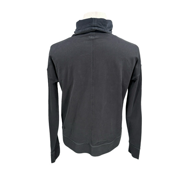 Lululemon Go Forward Pullover Sweatshirt Women’s 8 Black Long Sleeve Funnel Neck - Picture 5 of 10